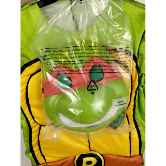 Rubies Boys L 10/12 Teenage Mutant Ninja Turtles Raphael Halloween Costume - Picture 4 of 9